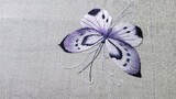 My embroidery routine about butterflies.