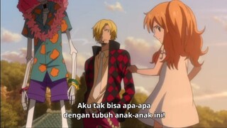 sanji suka nami jadi anak kecil