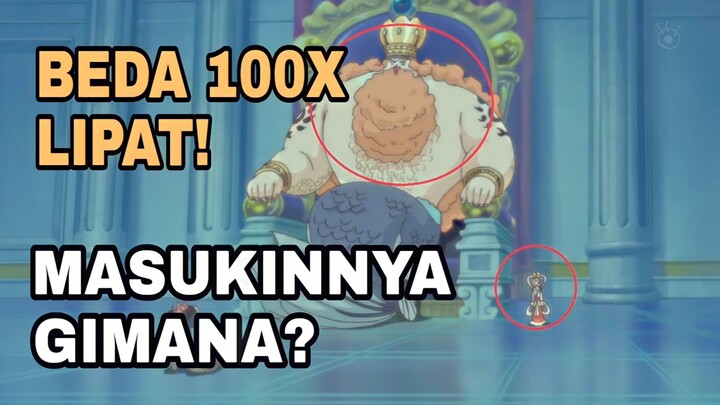 5 pasangan beda ukuran dalam dunia ONE PIECE