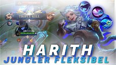 MAU JUNGLER TAPI GABISA ASSASSIN? HARITH SOLUSINYA 😈| MONTAGE MLBB