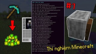 Cây Cúp LEVEL 32767 Đổi Ra Được Bao Nhiêu Kinh Nghiệm?? (Exp) - Thí Nghiệm Minecraft #1