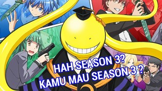 Kapan Ansatsu Kyoushitsu Season 3 Rilis ? Prediksi Rilis dan tanggal tayang