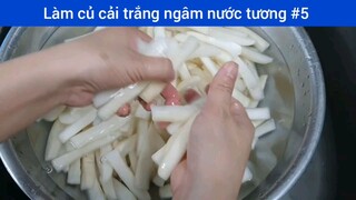 Làm củ cải trắng ngâm nước tương p5