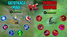 Gatotkaca Mage Vs Dyrroth Vampire 😂