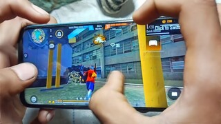 Realme narzo 20 pro free fire gameplay test 4 finger claw handcam m1887 onetap headshot 90HZ display