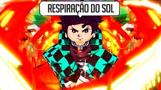 NÃO PAREI ATE PEGAR A RESPIRAÇÃO DO SOL NO DEMON SLAYER !