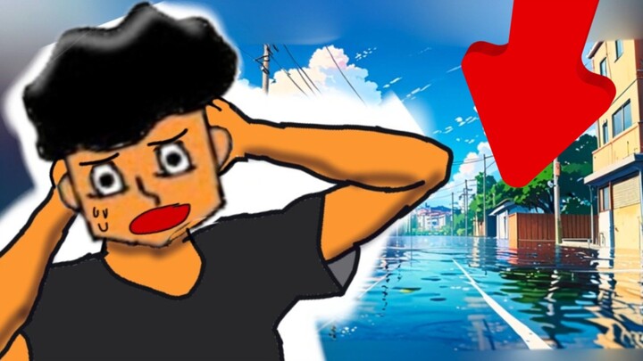 DESAKU KEBANJIRAN!!!!!! TOLONG!!! 💀