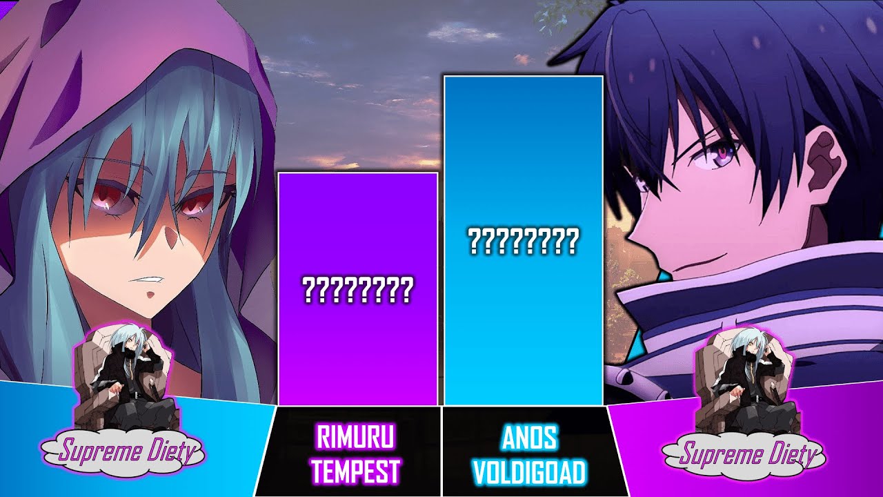 RIMURU TEMPEST vs ANOS VOLDIGOAD Power Level | Tensei Shitara Slime Datta  Ken Power Levels - BiliBili