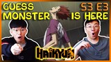 GUESS-MONSTER | Haikyuu Season 3 Ep 3 REACTION