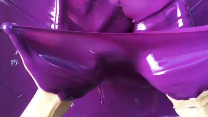 ASMR | Purple Bubble Gum Slime