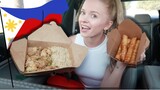 trying AUTHENTIC FILIPINO FOOD for the first time | American tries filipino food