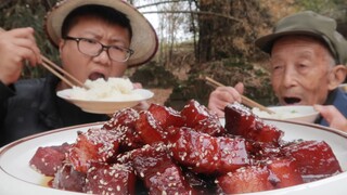 [Makanan]|Perut Babi Dimasak Jadi "Daging Ceri"!