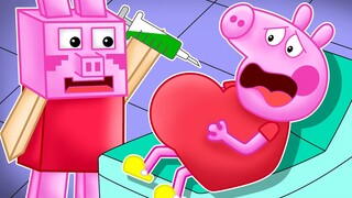 Peppa Minecraft.. Please Stop!!! Peppa Pig is Pregnant? Peppa Pig Funny Animation