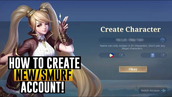 HOW TO CREATE NEW ACCOUNT IN MOBILE LEGENDS | NEW UPDATE!