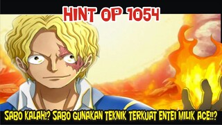 H1NT OP 1054 - SABO KALAH!? SABO GUNAKAN TEKNIK TERKUAT ENTEI MILIK ACE!!?