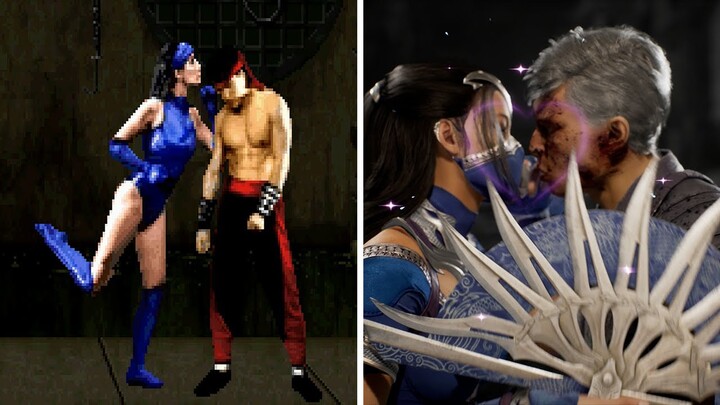 Evolution of Kitana's Deadly Kiss (1993-2023)