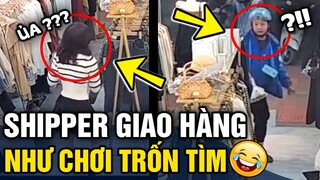 Hài hước shipper giao hàng đến nơi phải 'CHƠI TRỐN TÌM' với khách nữ | Tin 3 Phút Hài