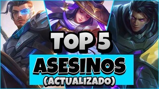 TOP 5 ASESINOS ACTUALIZADO | Los Mejores Asesinos Después de la Actualización