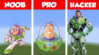 Minecraft NOOB vs PRO vs HACKER Buzz Lightyear