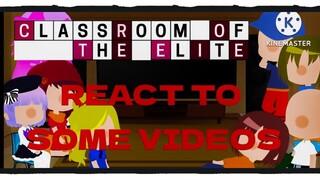 Classroom of the elite react to some Shorts