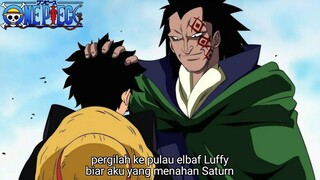 FULL OP 1105 - FIX! TERNYATA DRAGON YANG DATANG! DIA MENAHAN SATURN DAN MEMBIARKAN LUFFY PERGI