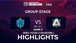 Game 2: Alliance vs Entity | WEU DPC 2022 Tour 3: Division 1