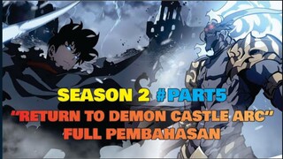 SOLO LEVELING SEASON 2 #PART5 | RETURN TO DEMON CASTLE ARC