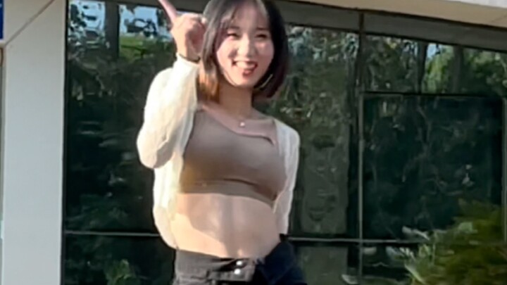 "Performing at the military training ground, dancing to Lim Nayeon's POP, experiencing the joy of be