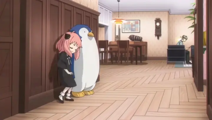Anya cry / Loid and Yor pretend to be penguin 🥺😆✨