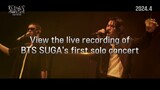 SUGA│Agust D TOUR 'D-DAY' THE MOVIE IMAX Trailer