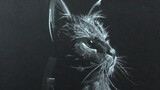 [Menggambar]Menggambar kucing seolah-olah hidup menggunakan kapur