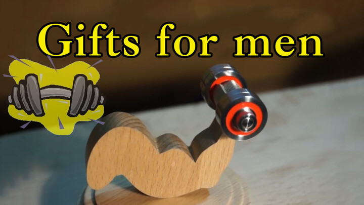 【Left-Handed Crafts】Gift for a Man! Homemade Mini Dumbell!