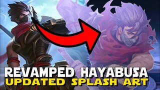 REVAMPED HAYABUSA UPDATED ARTWORK | HE'S SO HANDSOME!?? | MOBILE LEGENDS REVAMPED HAYABUSA