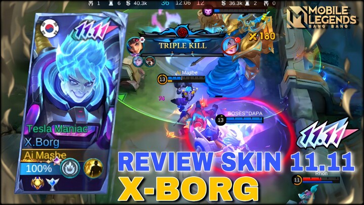 [TA] REVIEW SKIN 11.11 X - BORG - EVEN 11.11 MOBILE LEGENDS!!'