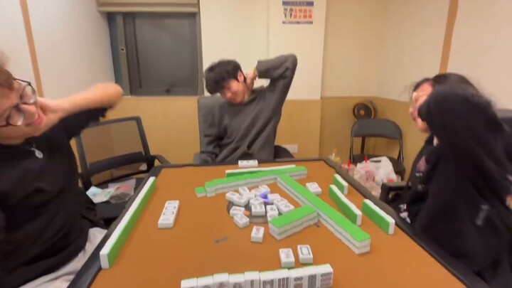 When playing Mahjong, you can...peek at the cards next to you by doing whiplash