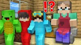 Cash and Nico JJ and Mikey Escape Granny Security House In Minecraft challenge Maizen