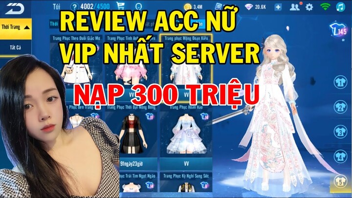 ZingSpeed Mobile | Review Acc Nữ Vip Nhất Server - Top 2 Vip