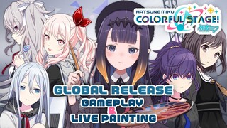 【HATSUNE MIKU: COLORFUL STAGE!】 Global Release Sneak Peek + Live Drawing!!