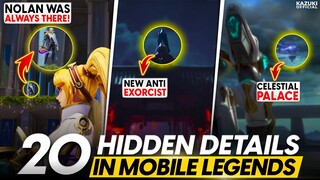 20 HIDDEN DETAILS IN MLBB TRAILERS THAT YOU MISSED!