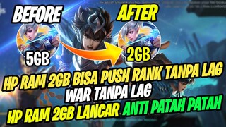 Cara Ampuh Mengatasi Lag Patah Patah Mobile legends Ram 2gb - 3gb