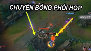 Pha chuyền bóng phối hợp của 2 streamer Froggen và Tarzaned