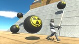 Fastest Will Escape From BOMBS - Animal Revolt Battle Simulator
