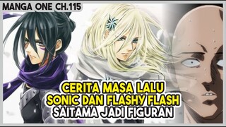 (Manga One 115) - Saitama JADI FIGURAN!!! Flashy Flash Cerita Masa Lalunya dengan Sonic!!