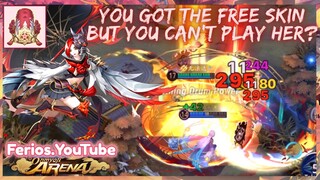 TIME TO FLEX HER FREE EPIC SKIN | Ubume - Onmyoji Arena | Season 14