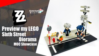 Preview my LEGO Zenless Zone Zero Sixth Street Diorama MOC | Somchai Ud
