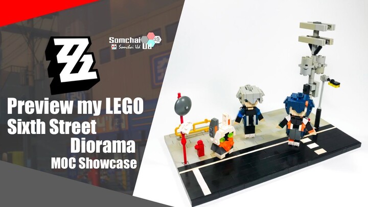 Preview my LEGO Zenless Zone Zero Sixth Street Diorama MOC | Somchai Ud