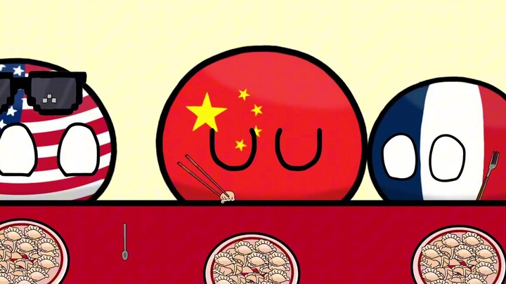 【Polandball】Eating dumplings