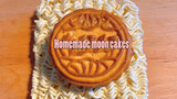 Make moon cakes with instant noodles