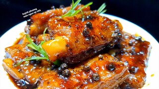 Bí quyết nấu SƯỜN NON CHAY KHO TIÊU béo ngậy siêu ngon | vegan recipes