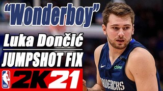 Luka Doncic Jumpshot Fix NBA2K21 with Side-by-Side Comparison